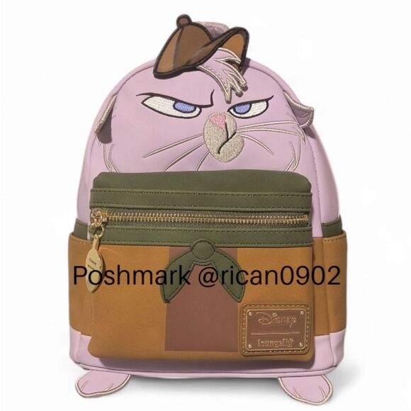 Loungefly Disney Emperor's New Groove Yzma the Cat Scout Uniform Mini Backpack - Picture 1 of 8